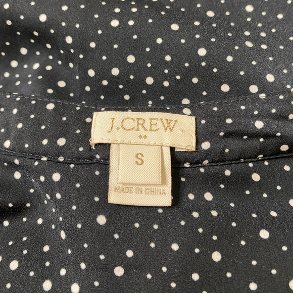 J.crew long Sleeves polka dot blouse size Small - Picture 4 of 7